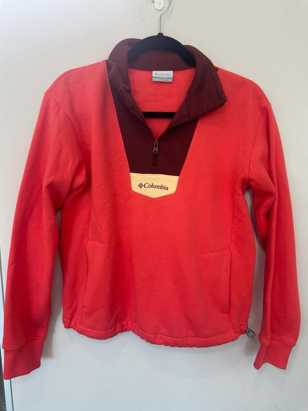 Columbia Women's Sequoia Grove Half Zip Fleece Red XS
